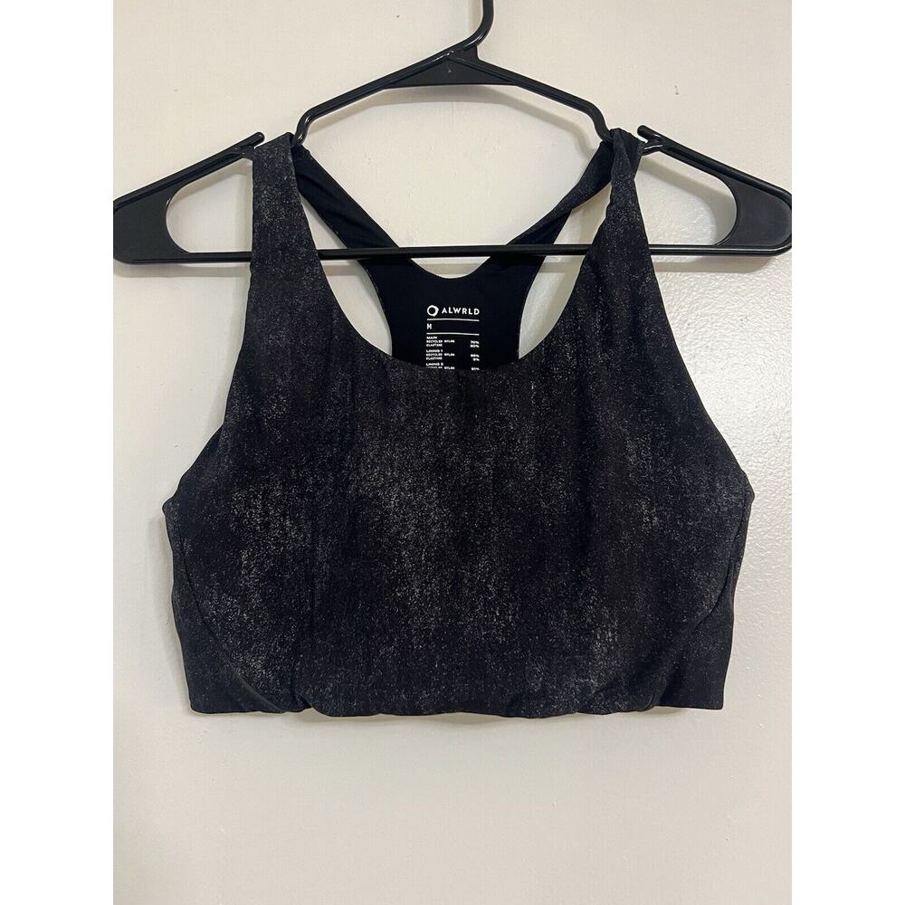 ALWRLD Women’s Unlined Sports Bra Light Support Size Medium